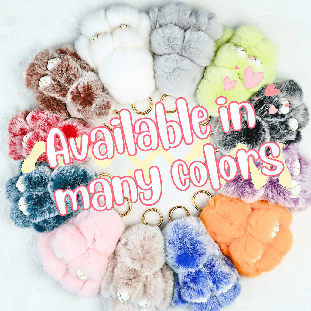 Handcrafted Soft Bunny Charm: Adorable Plush Rabbit Toy Keychain