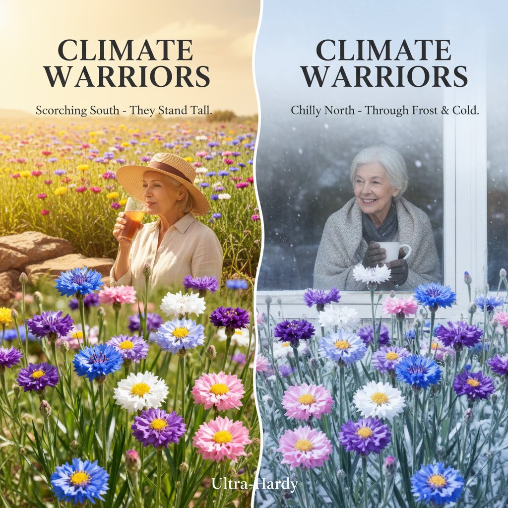 🌱Premium Cornflower Seeds – The "Unstoppable" Wildflower That Grows Anywhere